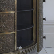 Antique Brass Chest Of Drawer With Black Granite Top 3