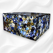 Blue Agate Geode Coffee Table With Led Light 6