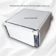 Blue Agate Geode Coffee Table With Led Light 7