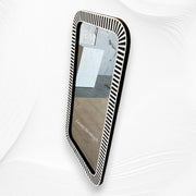 Bone Inlay Edged Mirror Black 2