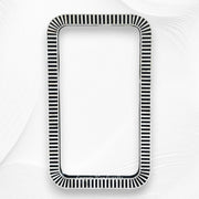 Bone Inlay Edged Mirror Black 5