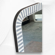 Bone Inlay Edged Mirror Grey 50 48 2