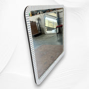 Bone Inlay Edged Mirror Grey 50 48 3