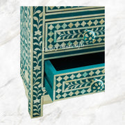 Buy bone inlay bedside table online 