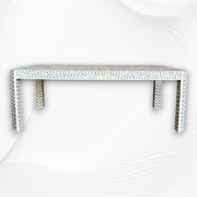 Bone Inlay Edge Coffee Table Grey 1