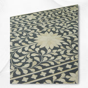 Bone Inlay Floral Chest Of 7 Drawers Grey 3