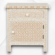 Luxury Bone Inlay Bedside Table