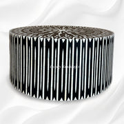 Bone Inlay Kalmin Coffee Table Black 4