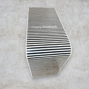 Waterfall Bone Inlay 4 Drawer Dresser Black 3