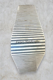 Waterfall Bone Inlay 4 Drawer Dresser Grey 3