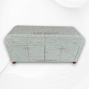 Bone Inlay Waterfall Sideboard Sage Green 2