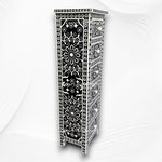 6 drawer bone inlay chest