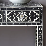 Bone Inlay Zahra Console Black 2