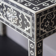 Bone Inlay Zahra Console Black 3