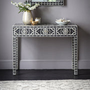 Bone Inlay Zahra Console Black 4