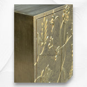 Brass Embossed Flower Carved Buffet 5
