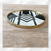 bone inlay serving tray