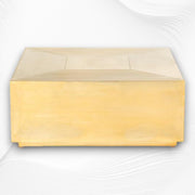 Brass Coffee Table Square 4