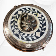 Brass and Bone Inlay Antique Chapati Box