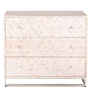 Fez Mother Of Pearl Inlay Chest Of Drawers - Pale Pink 2