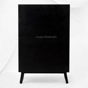 Caroline Mother of Pearl Inlay Bar Cabinet Black 6