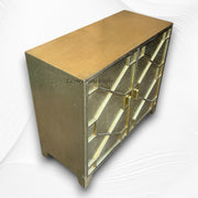 Chatham Hollywood Regency 2 Door Brass Cabinet 2