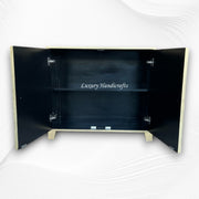 Chatham Hollywood Regency 2 Door Brass Cabinet 4