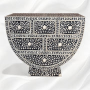 Clara Bone Inlay Floral Half Moon Console 6