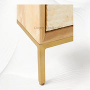 Cora Bone Inlay Five Drawer Dresser 4