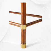 Deluxe Tamboured Bar Cabinet Brown 7