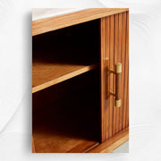 Deluxe Tamboured Buffet Brown 4