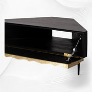 Denver Brass Corner TV Unit 4