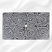 Eleanor Bone Inlay Chest of Three Drawers Black 4