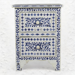 Buy Bone Inlay Bedside Table