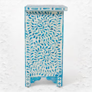 Bone Inlay Bedside Table for home