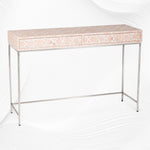 Fez Mother Of Pearl Inlay Console Pale Pink 4