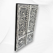 Floral Bone Embossed Window Frame 3