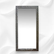 bone inlay full length mirror