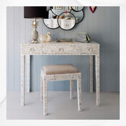 Floral Mother of Pearl Inlay Vanity Combo White 1