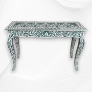 French Bone Inlay Console Green 6