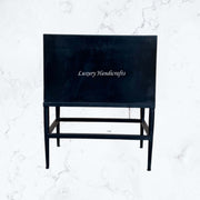 Full Bone 2 Drawer Bedside Black Ready to Ship 5