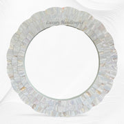 Full MOP Inlay Flower Mirror