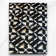 Gabi MOP Inlay Lotus Center Table Black Gold 2