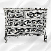 Grace Bone Inlay 4 Drawer Dresser Black