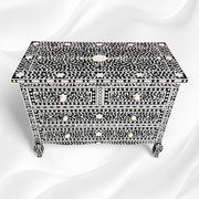 Grace Bone Inlay 4 Drawer Dresser Black 4