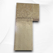 Hammered Brass Embossed Four Poster Bed 4