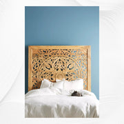 Handcarved Lombok Bed Natural 8