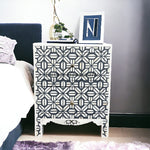 Buy Bone Inlay Bedside Table