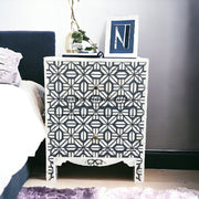 Buy Bone Inlay Bedside Table
