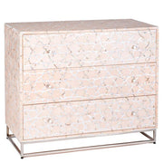 Fez Mother Of Pearl Inlay Chest Of Drawers - Pale Pink 4